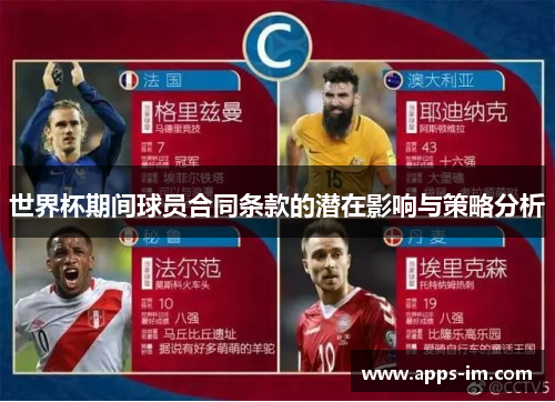 世界杯期间球员合同条款的潜在影响与策略分析