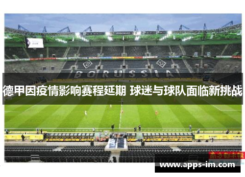 德甲因疫情影响赛程延期 球迷与球队面临新挑战