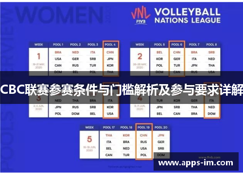 CBC联赛参赛条件与门槛解析及参与要求详解