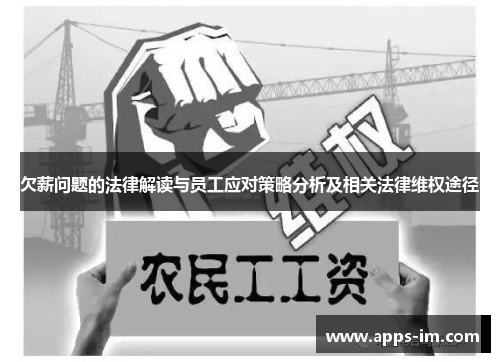 欠薪问题的法律解读与员工应对策略分析及相关法律维权途径